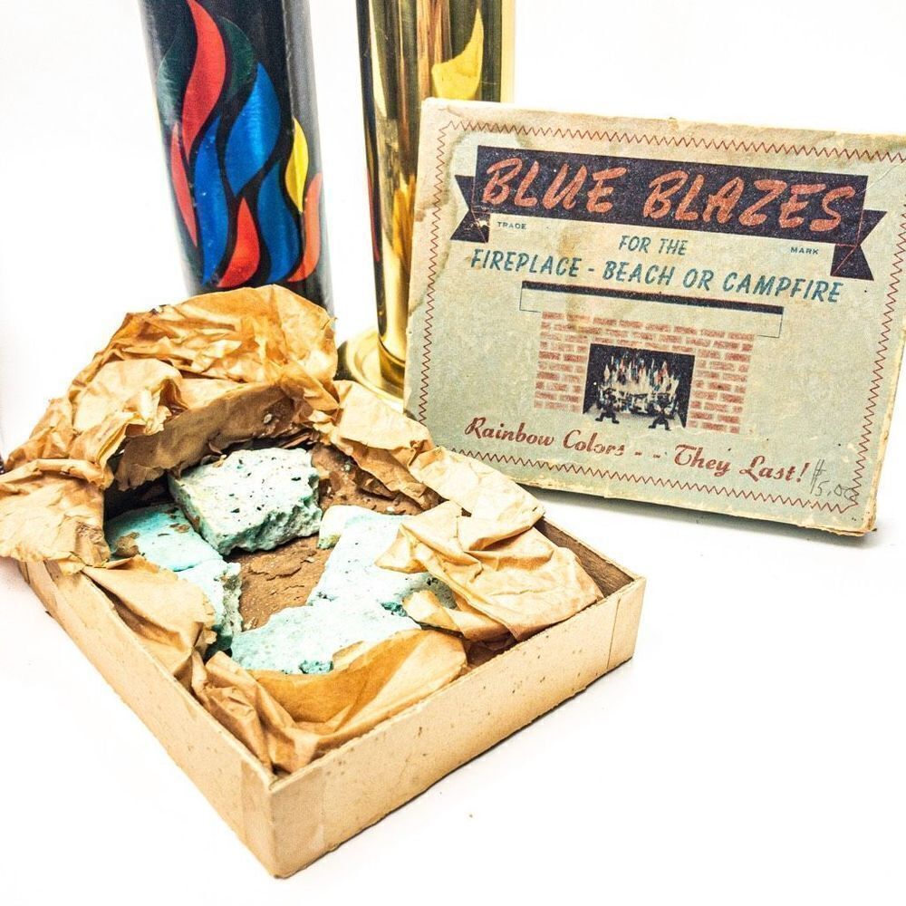 Pyromaniac Bundle: NIB Extra-Long Hearth Matches, Brass Match Holder, - Picture 4 of 10